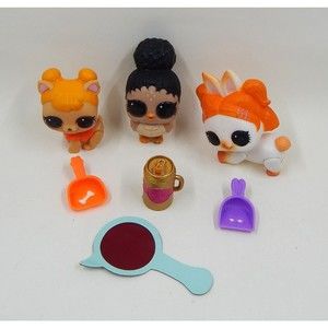 MGA Entertainment LOL Surprise Foxy Flyer, Baby Dog, Hop Hop Some Accessories